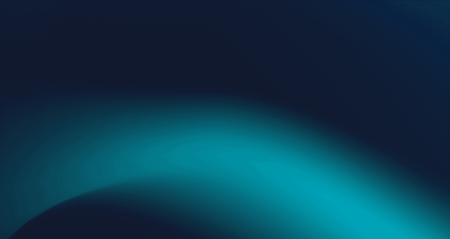Abstract teal and blue gradient glow